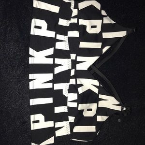 Pink sports bra / bralette thing super cute !!